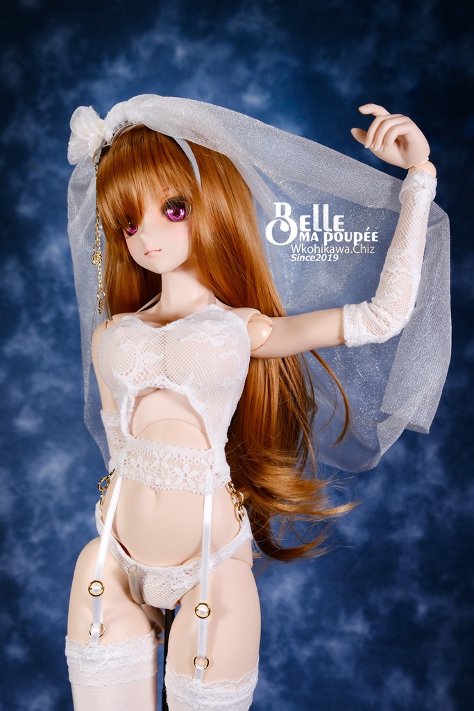 ★BelleMaPoupee【1/3ドール（DD/スマートドール）用ブライダルインナードレスセット】