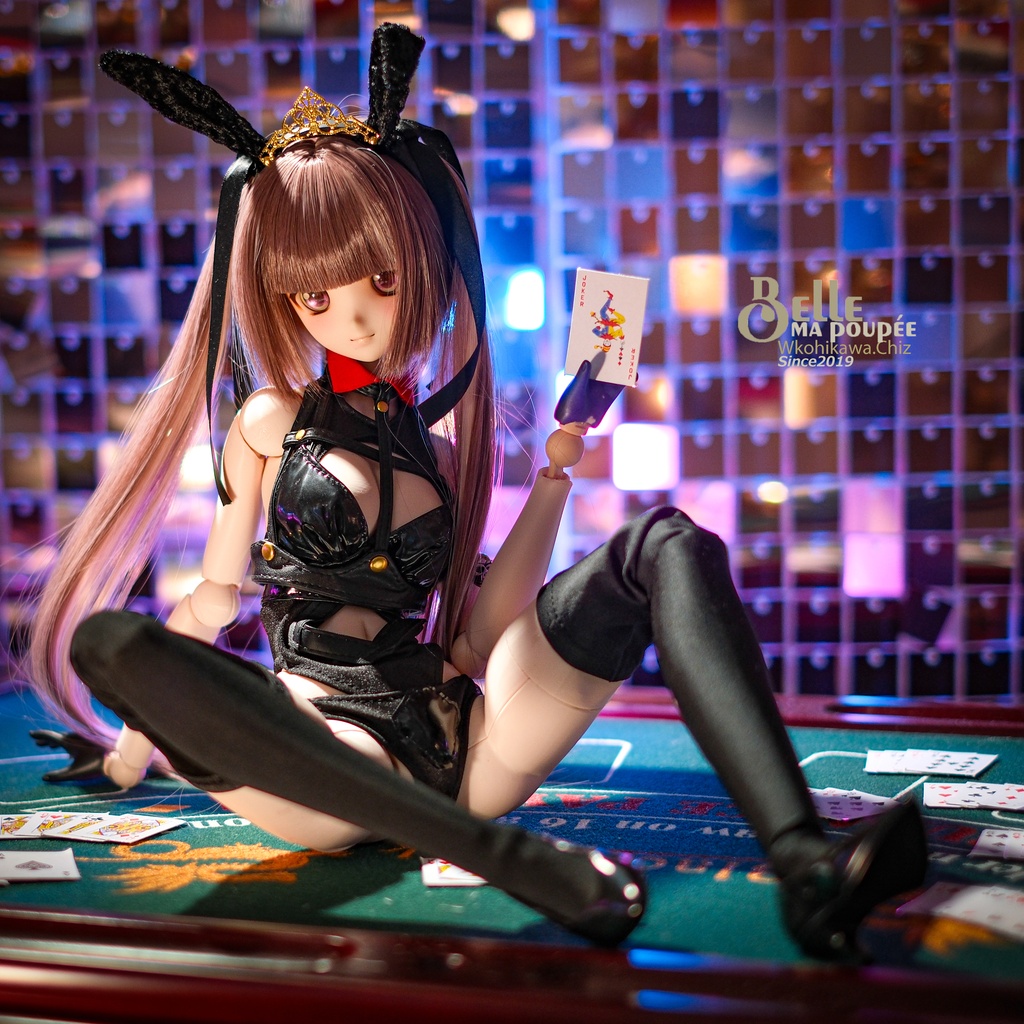 ★BelleMaPoupee【1/3ドール用エナメルバニーセット】