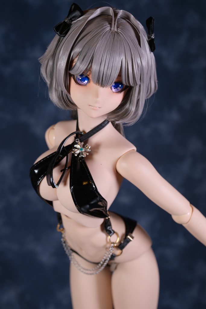 ★BelleMaPoupee【1/3ドール用エナメルスイムウエア風ドレスセット】