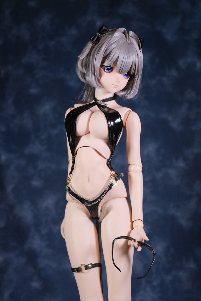 ★BelleMaPoupee【1/3ドール用エナメルスイムウエア風ドレスセット】