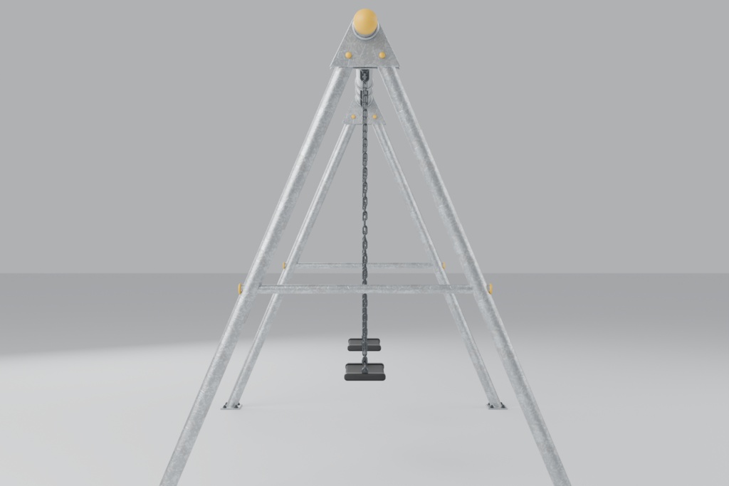 【無料】シンプルなブランコ 3Dモデル