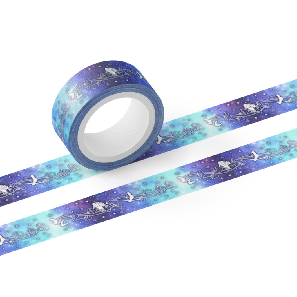 キノコ宇宙マスキングテープ Okkinokobooth Booth