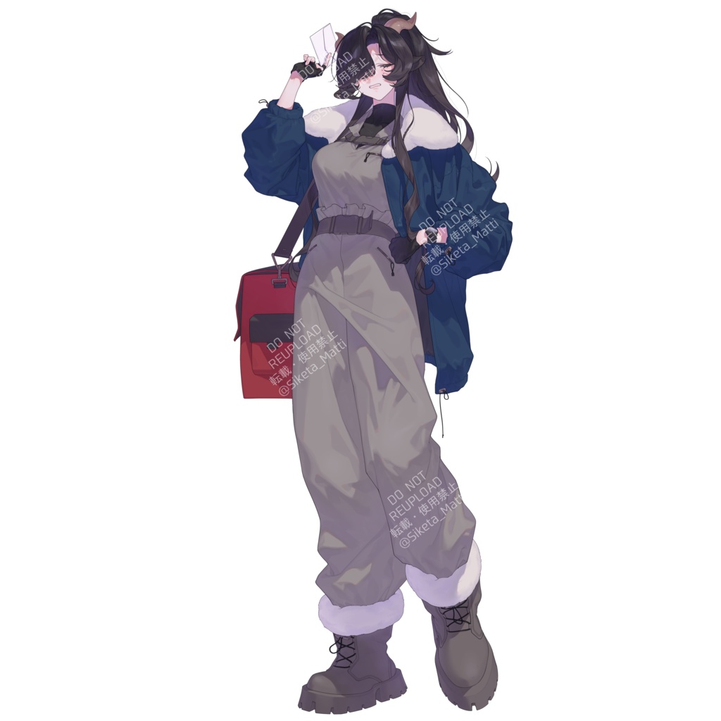 【一点限定・立ち絵】山羊の郵便屋さん