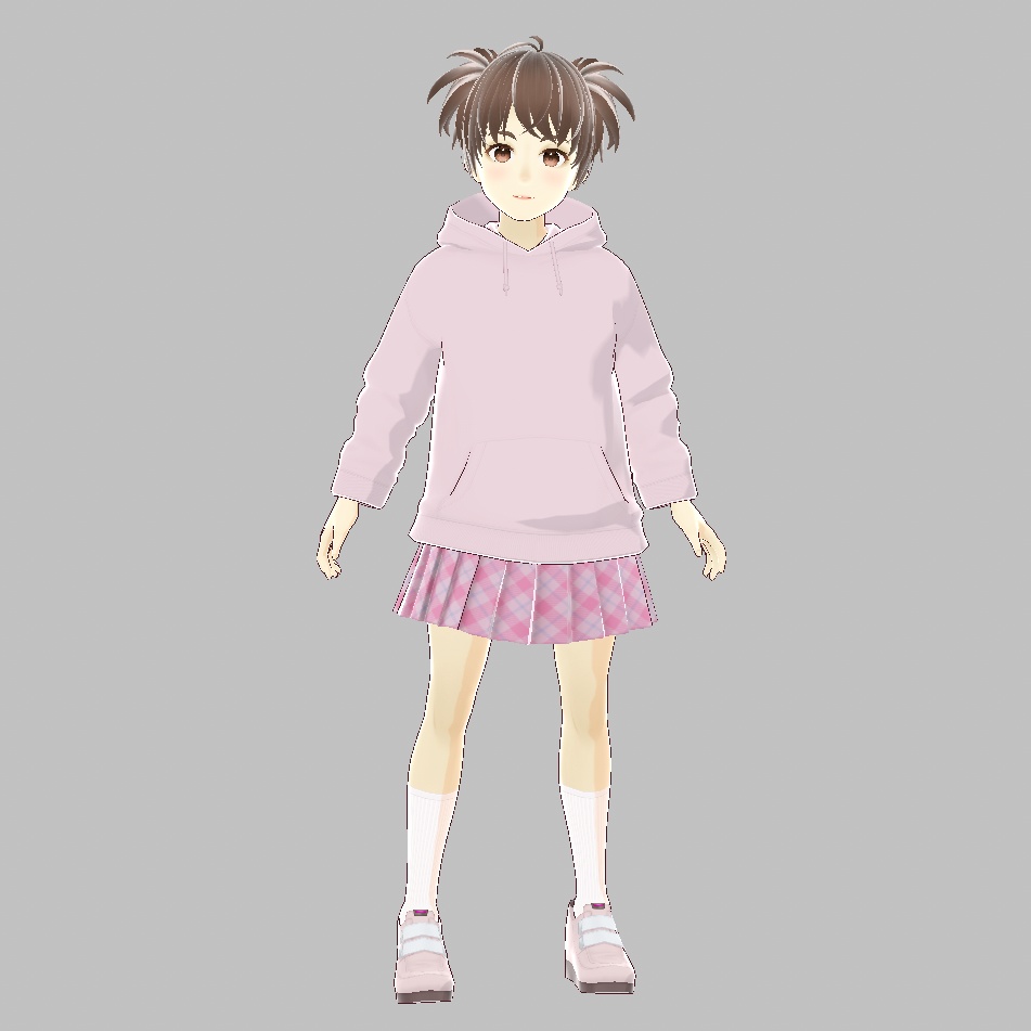 普通の女の子アバター
