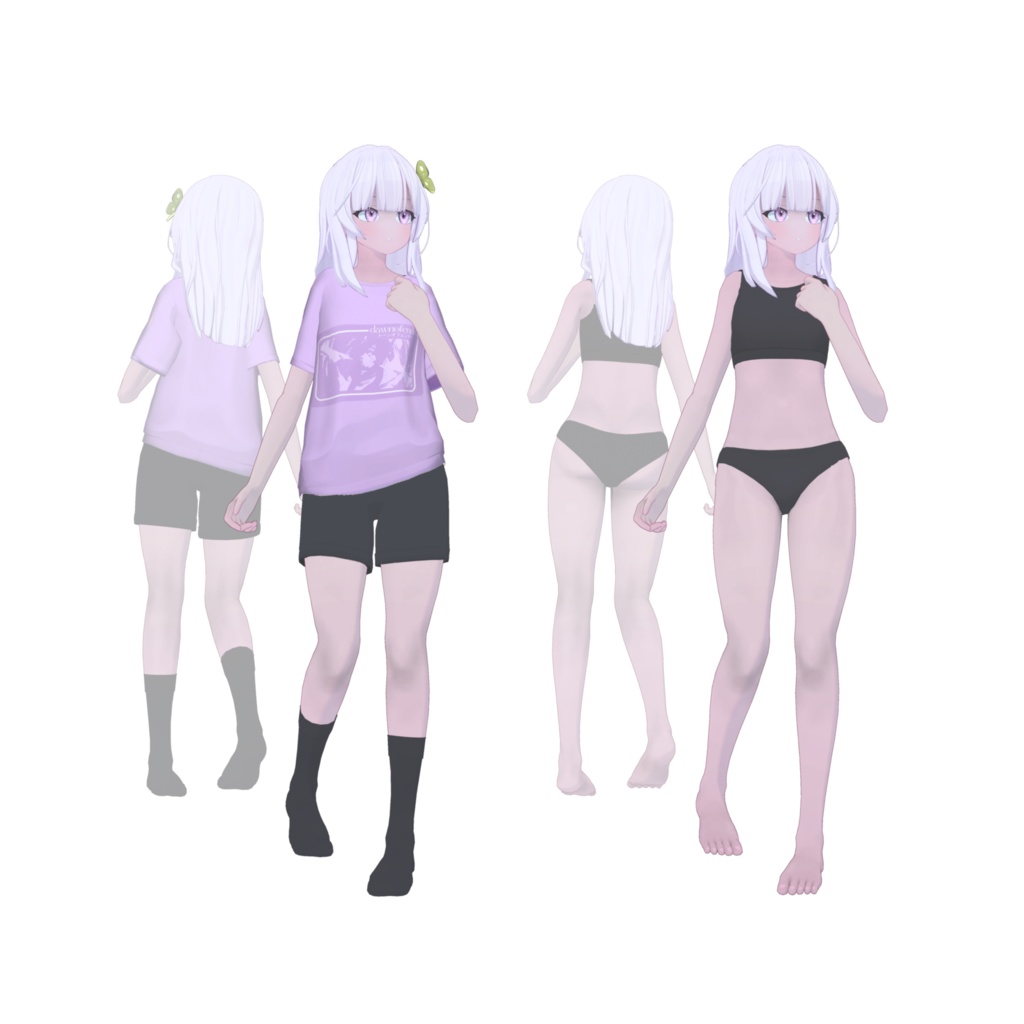 『白雪』Shirayuki【オリジナル3Dモデル】