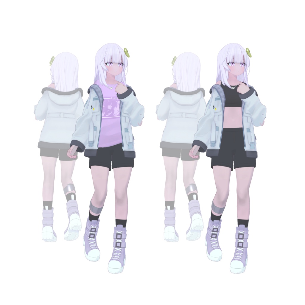 『白雪』Shirayuki【オリジナル3Dモデル】