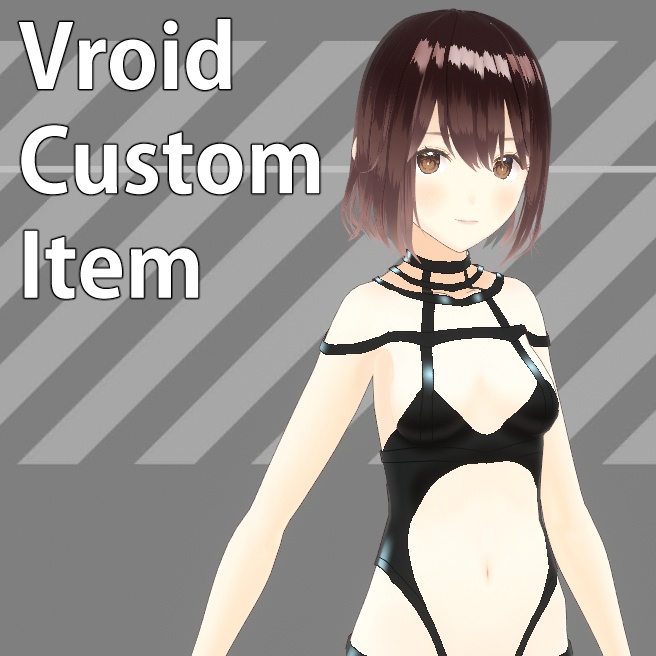 [Vroid custom item]ヨルぽい 水着