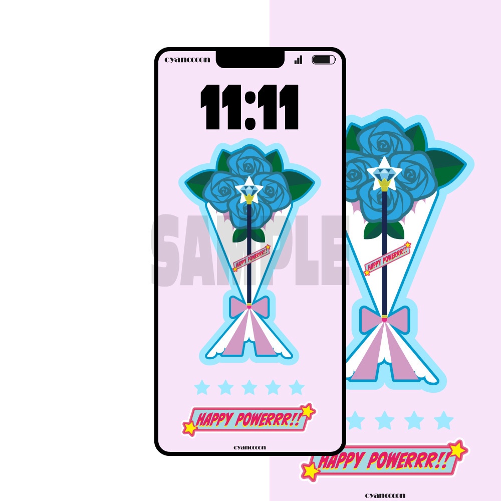 【スマホ壁紙DL】smartphone wallpaper 【01BLUE】