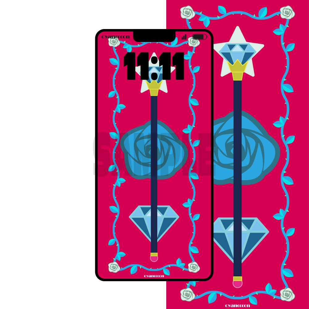 【スマホ壁紙DL】smartphone wallpaper 【01BLUE】