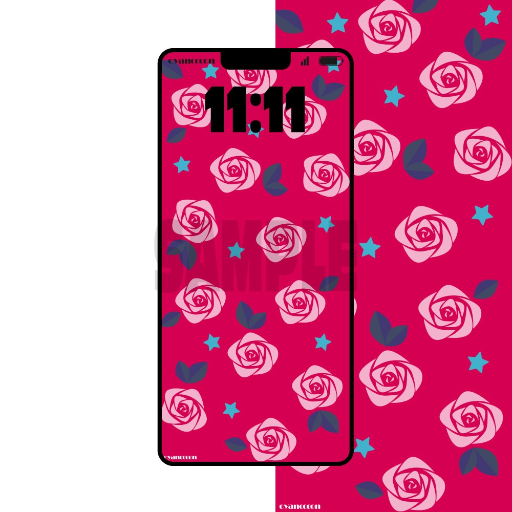 【スマホ壁紙DL】smartphone wallpaper 【02RED】