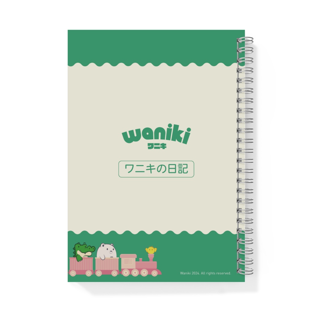 ワニキの旅「リングノート」A5 NOTE TRAVEL