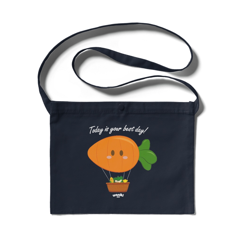 空を飛べ「サコッシュ」ネイビー　BAG BALLOON NAVY