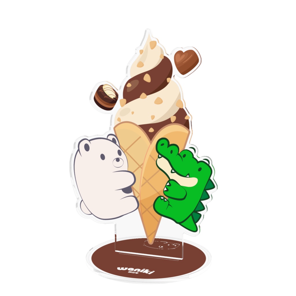 アイスクリーム「アクリルフィギュア」Acrylic Figure Ice Cream