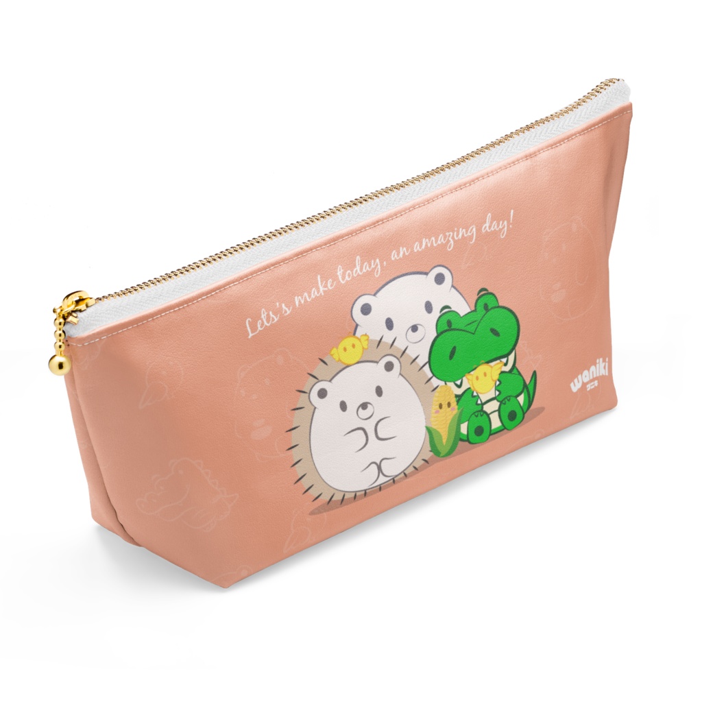 ワニキの友達 ポーチ 「POCHET」