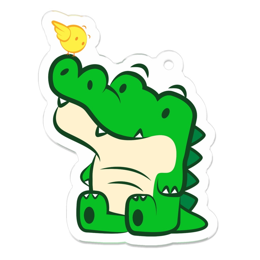 ワニキとポコチ「アクリルキーホルダー 」KEY HOLDER WANIKI AND POKOCHI