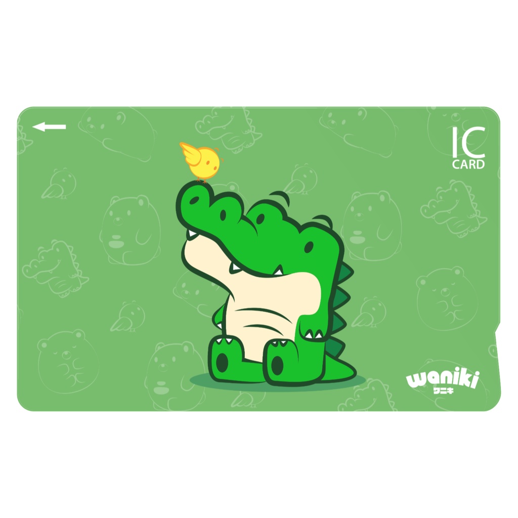 ワニキのICカード「ICカードステッカー 」IC CARD STICKER