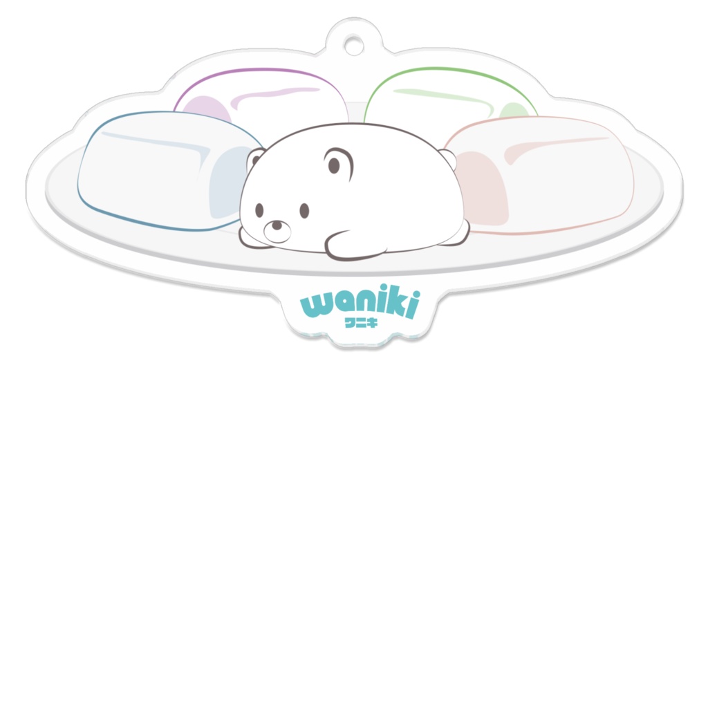 アクリルキーホルダー - 70 x 70 (mm)