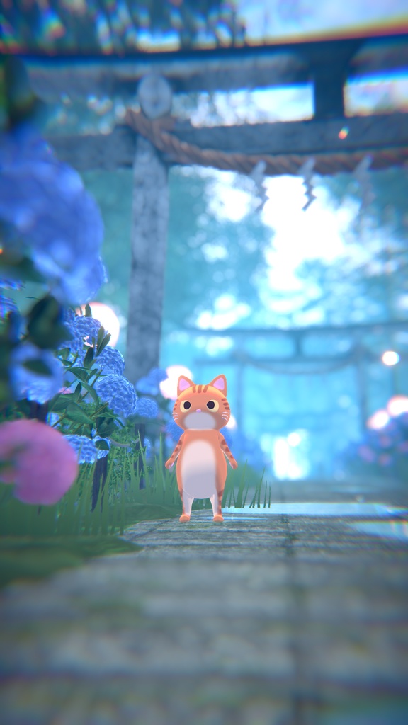 オリジナル3Dモデル【のらねこ】