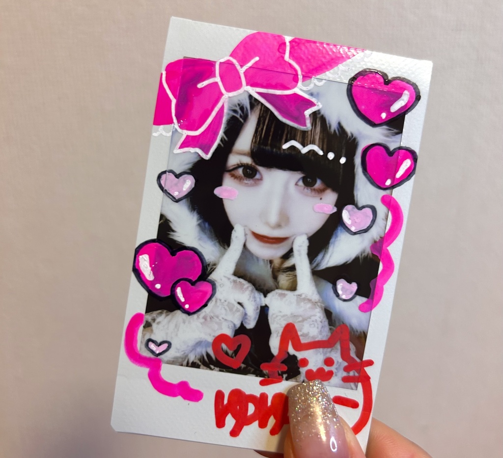 ♡黒ぬこサンタチェキ♡