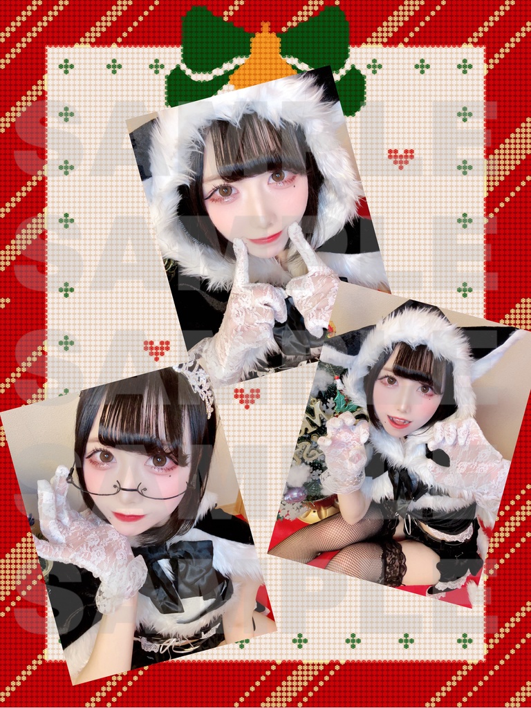♡黒ぬこサンタチェキ♡