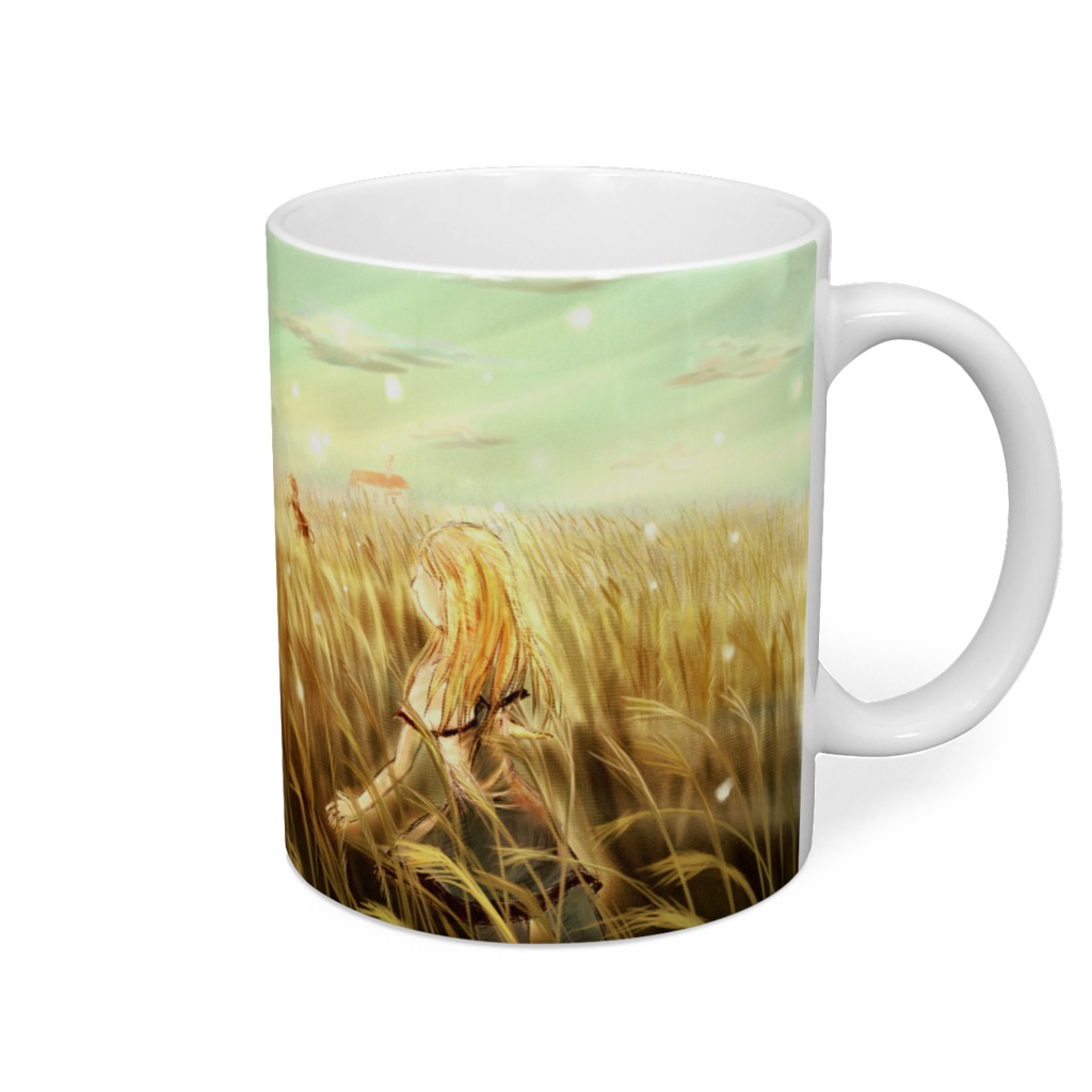 秋の平原マグカップ