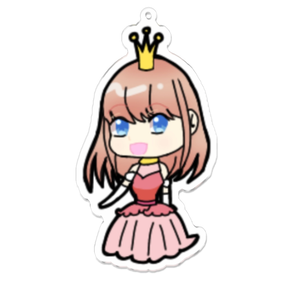 【惹かれ合う二つの華。】フローラ アクリルキーホールダー