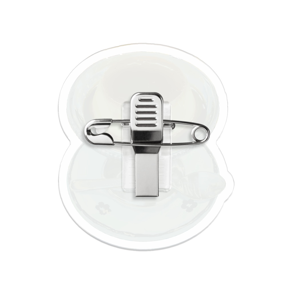 おやつバッジ〈プリン〉