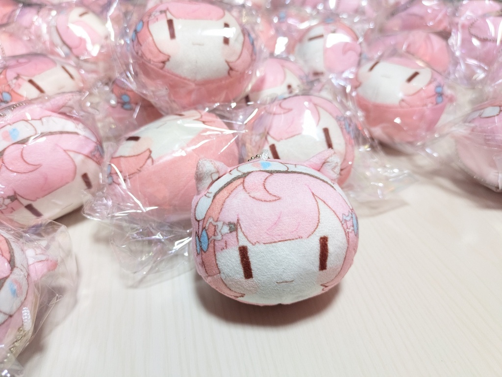 さくなちゃんおもちクッションキーホルダー