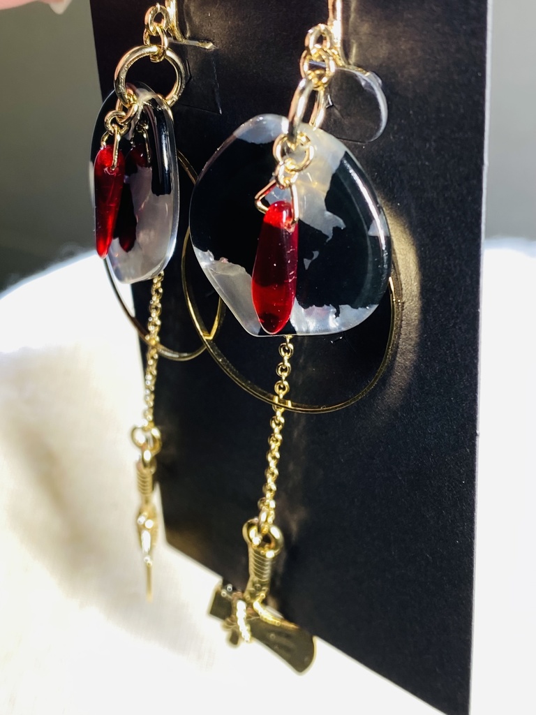 ゲ謎イメージイヤリング:友の為に