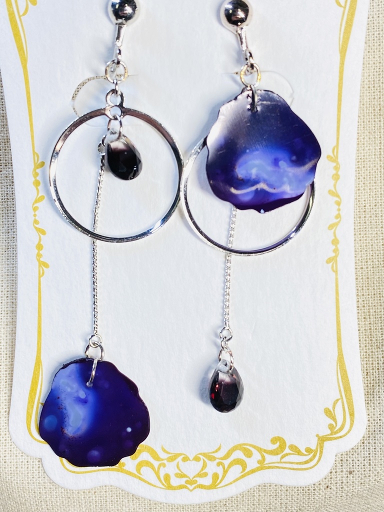 ツイステイメージイヤリング:オバブロアズール
