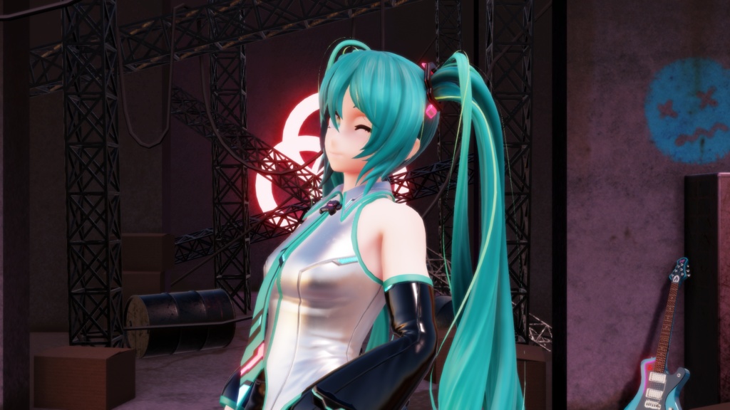 MMD用 NURU式 Hatsune Miku v02 1.1