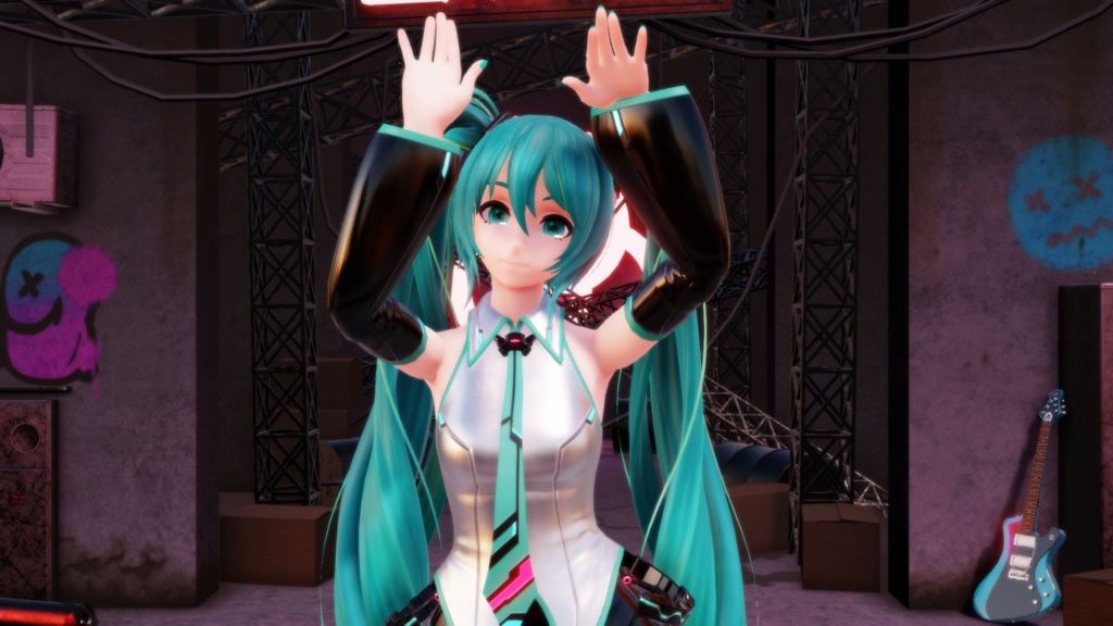 MMD用 NURU式 Hatsune Miku v02 1.1