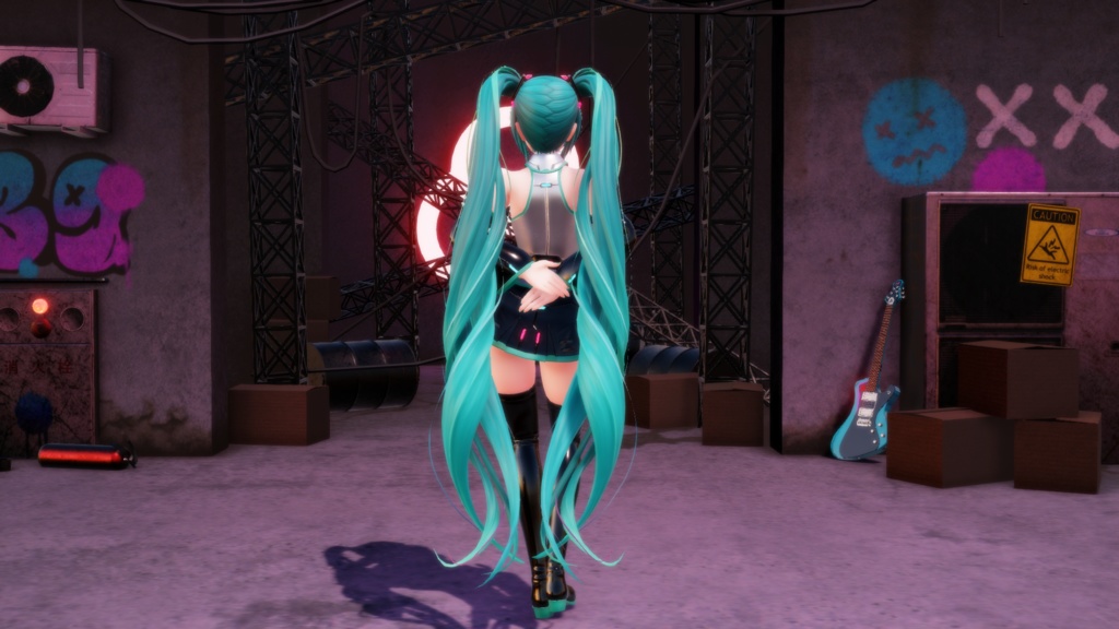 MMD用 NURU式 Hatsune Miku v02 1.1
