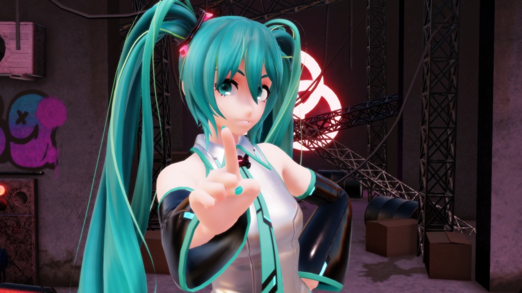 MMD用 NURU式 Hatsune Miku v02 1.1