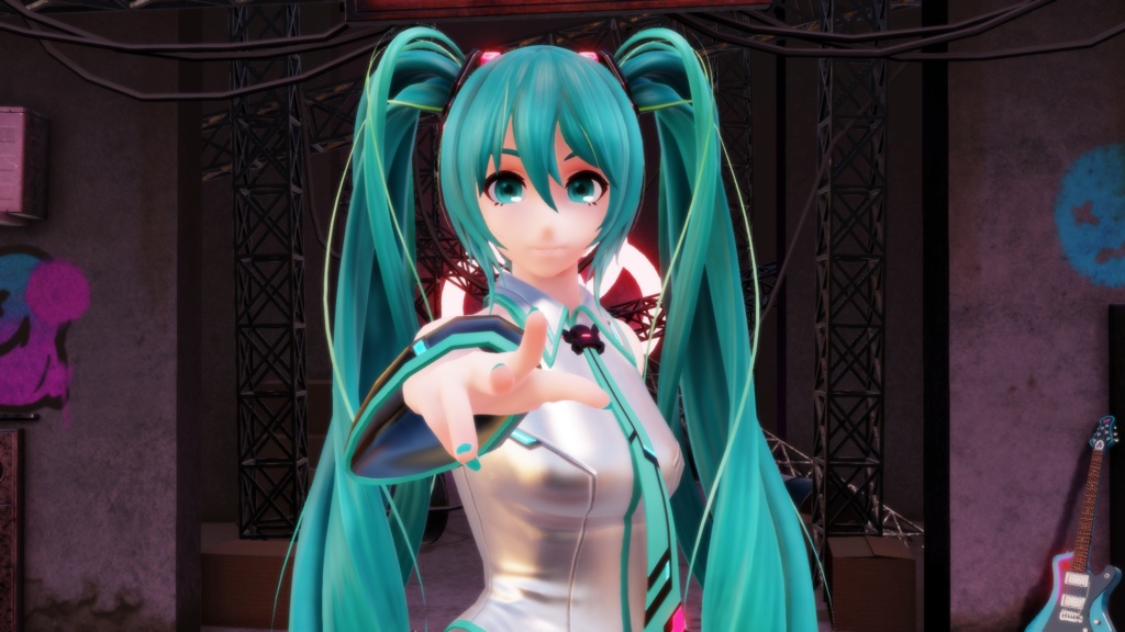MMD用 NURU式 Hatsune Miku v02 1.1