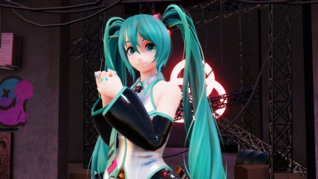 MMD用 NURU式 Hatsune Miku v02 1.1