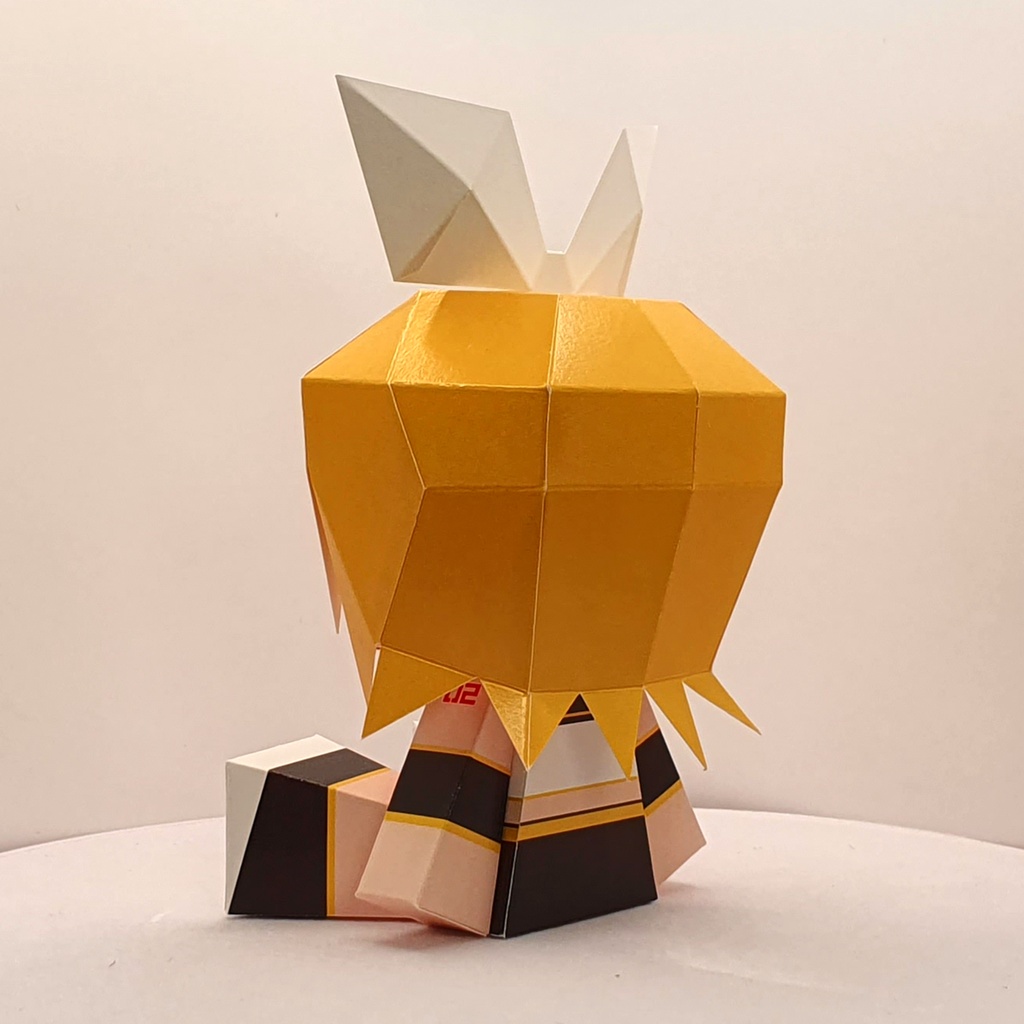 鏡音リンペーパークラフト Rin Paper Craft