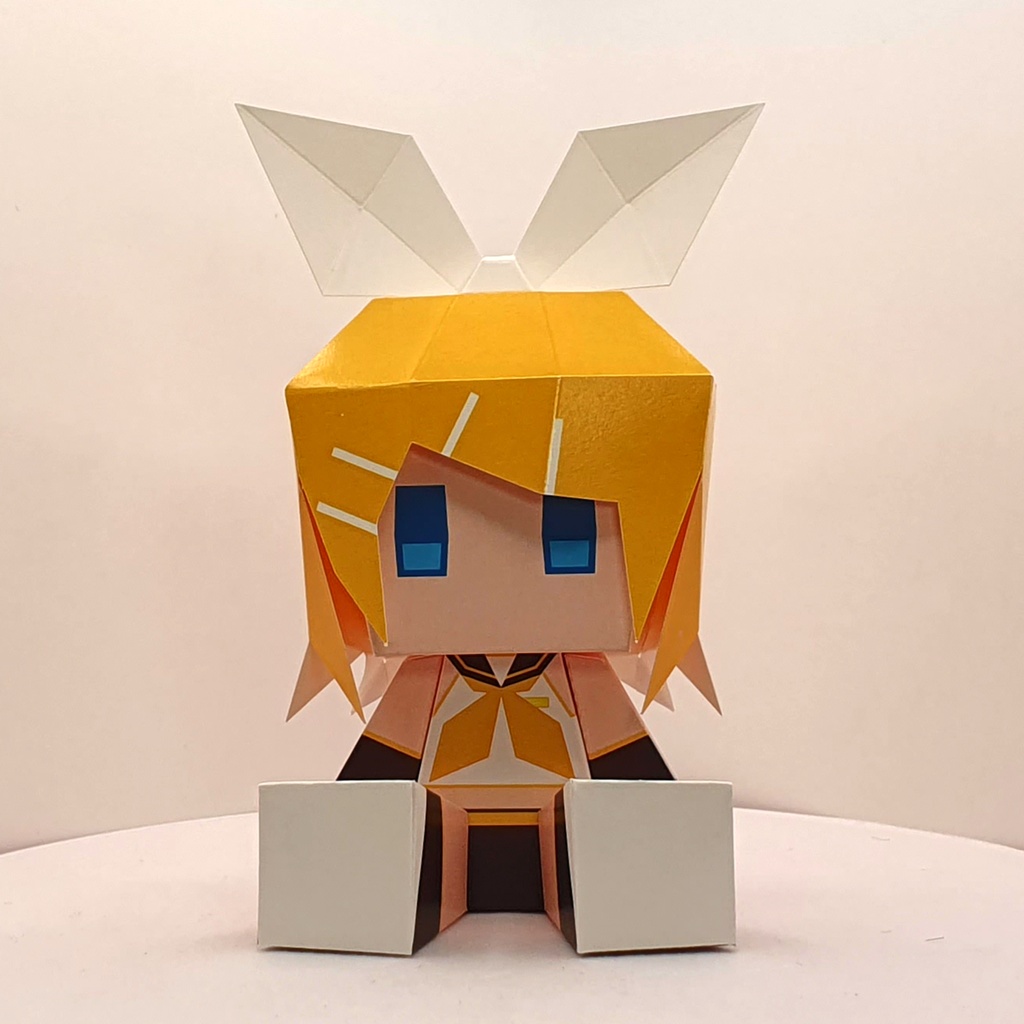 鏡音リンペーパークラフト Rin Paper Craft