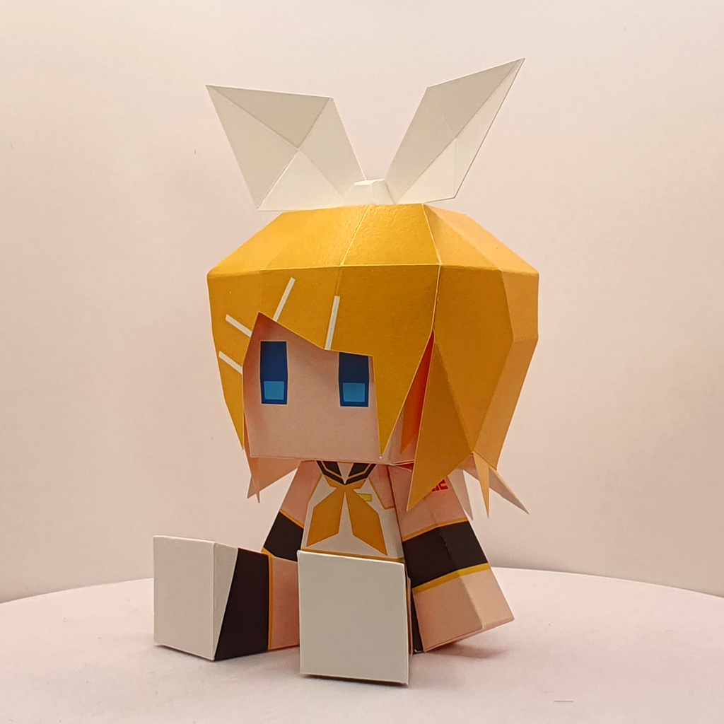 鏡音リンペーパークラフト Rin Paper Craft
