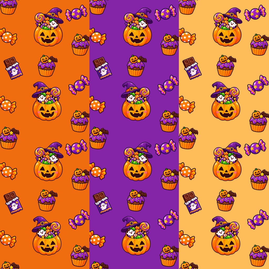 ハロウィン　デジタルペーパー