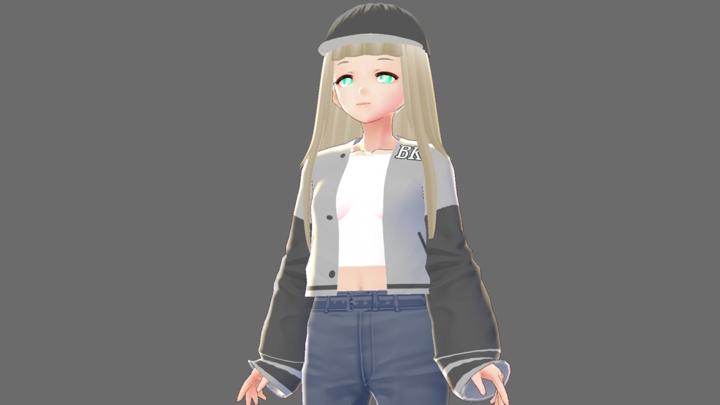 High School Jackets (10 colors.) 【Texture For VRoid】