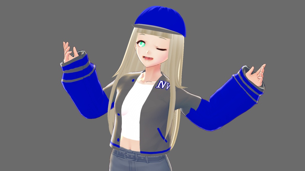 High School Jackets (10 colors.) 【Texture For VRoid】