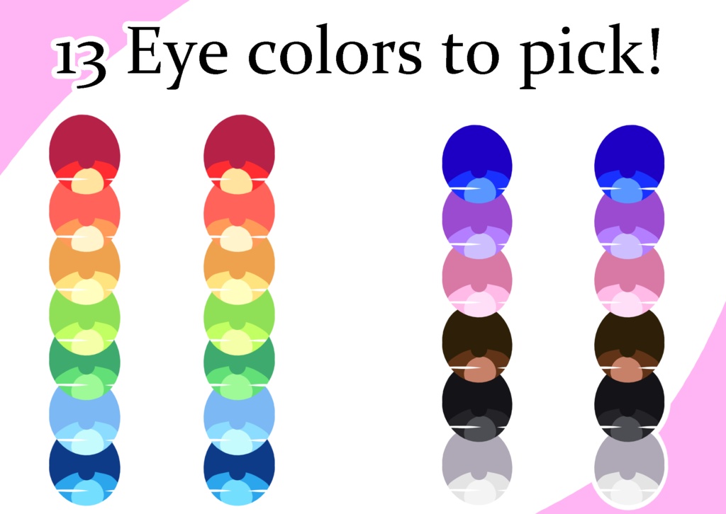 Eye Textures!【Texture For VRoid Irises】