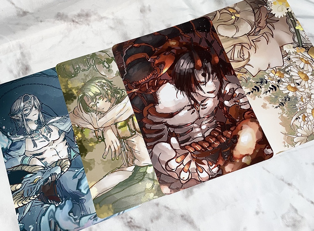 護り手たちからの便り-POST CURD SET-