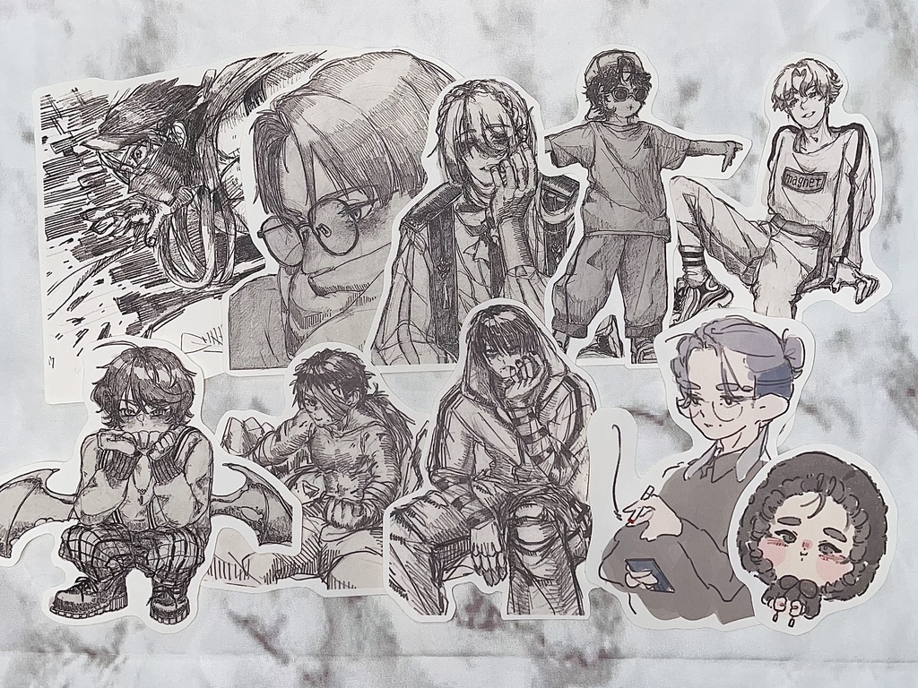 ひつじのらくがき帖。Vol.1 -SELF DIECUT STICKER-