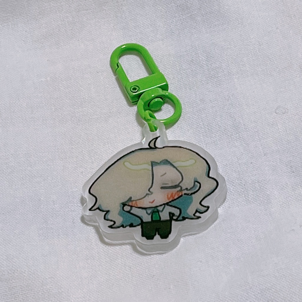 水面アクリルキーホルダー レンチキュラーキーホルダー