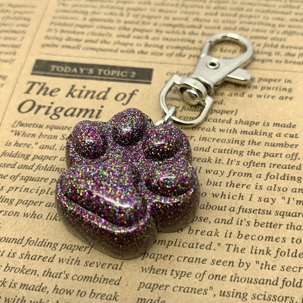 レジン・ピアス☆ウィンター・くまちゃん's - ピアス