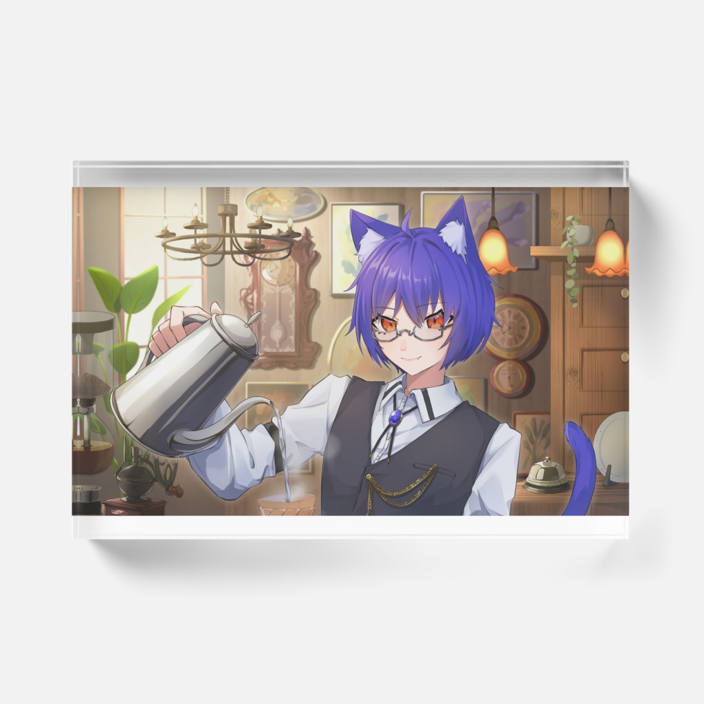 キービジュアルアクリルブロック