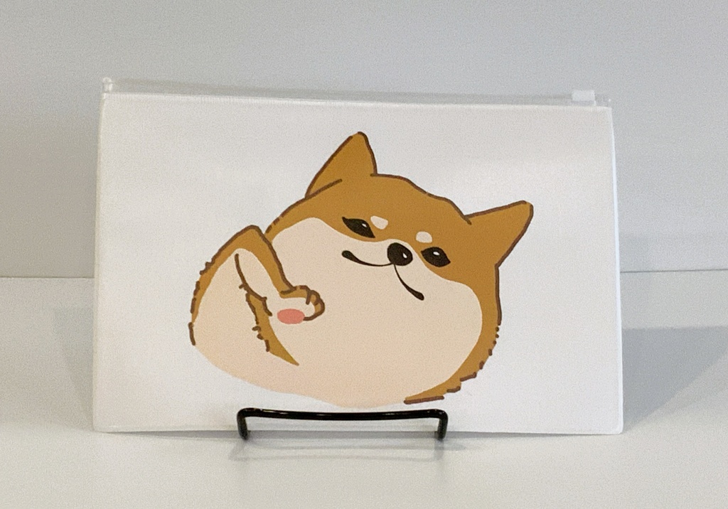 てやんでぃ柴ちゃん　片面クリアポーチ