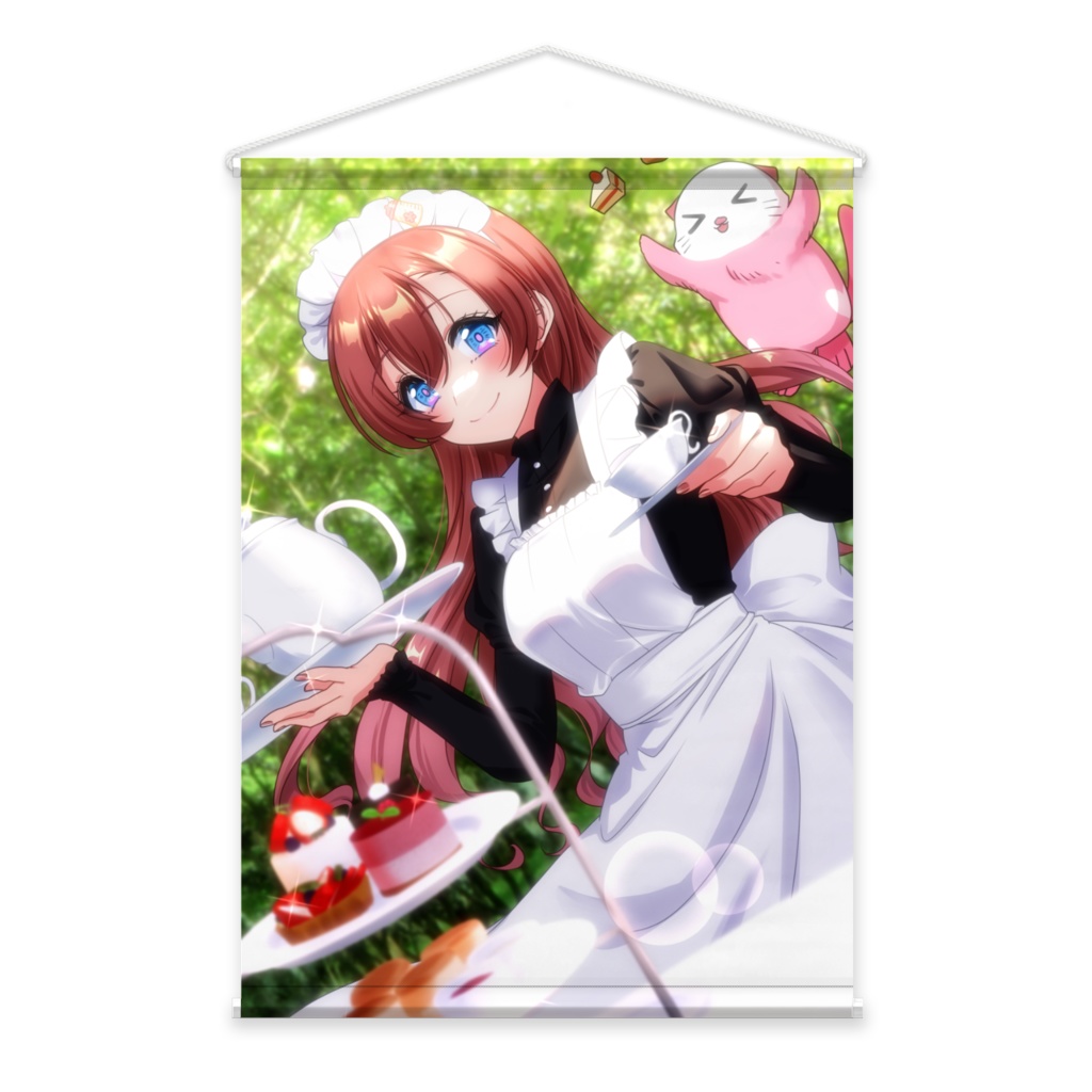 のあメイドB2タペストリー 4周年記念グッズ